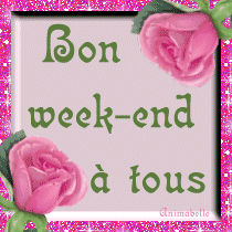 Gif animé bon week-end à tous